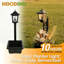 Lampadaire solaire avec pot de fleurs-133418191
