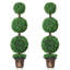 Topiaire 36 "en faux buis en pot-1733969989