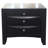 2-Drawer Nightstand With Tray
