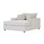 Méridienne de cinéma surdimensionnée de 54,5 po avec 2 porte-gobelets Hughes Furniture - Lilou Winter-1488270589
