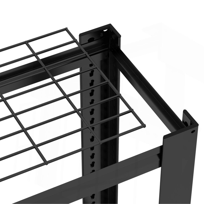 Étagère de rangement en maille métallique réglable à 5 niveaux H 72 po (capacité de charge de 3000 lb)