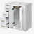 Blanc / doré