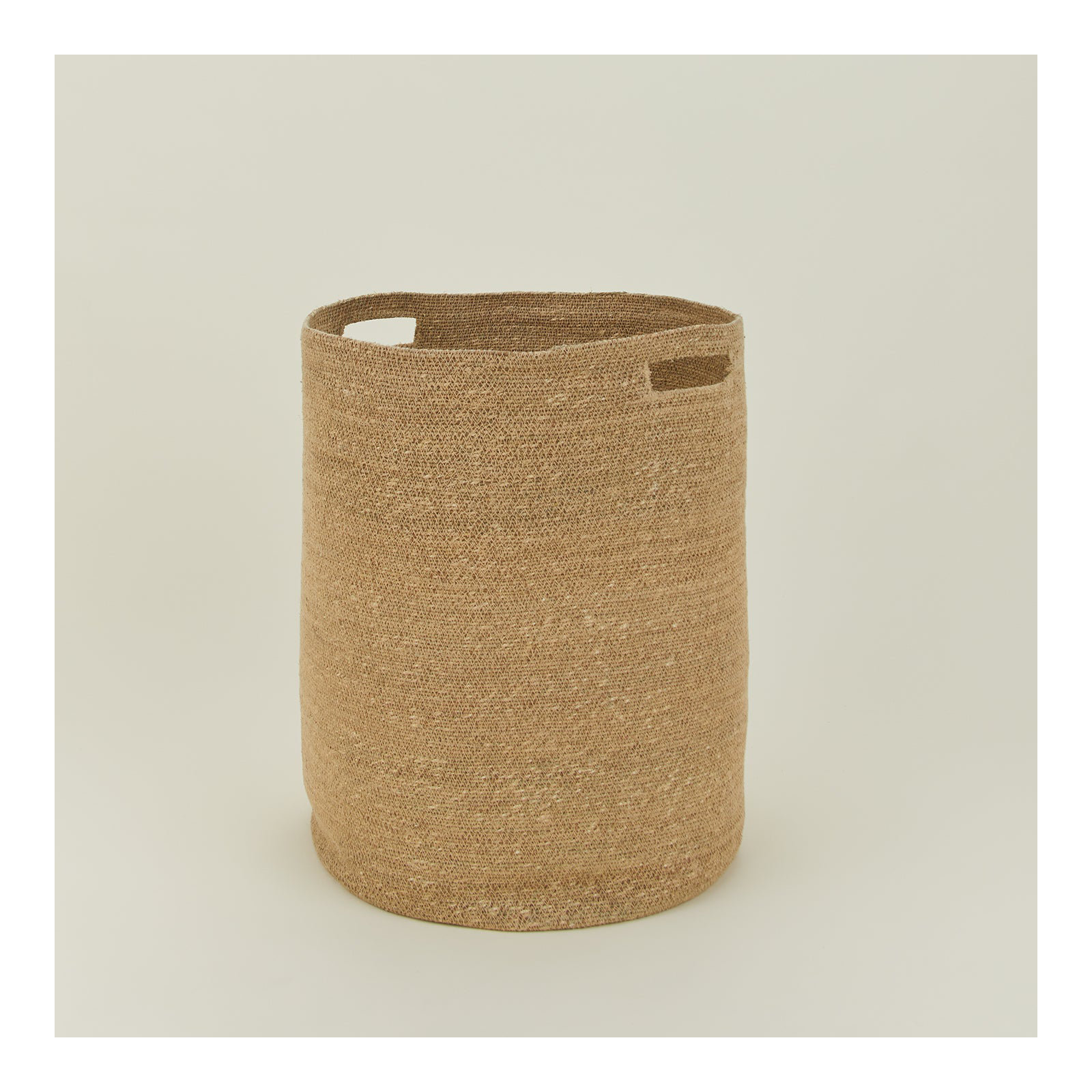Laundry Hamper with Handles, Natural