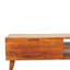 Table basse en bois massif avec poignée en châtaignier