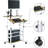 Maletha Adjustable Metal Base Standing Desk-1650289909