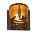 1 - Light Flush Mounted Sconce