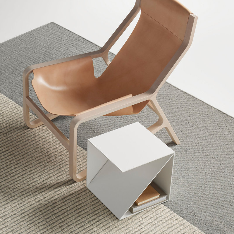 HiFive Magazine Rack, White