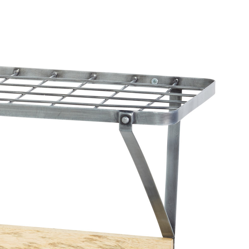 Industrial Kitchen Wall Mounted Pot Rack