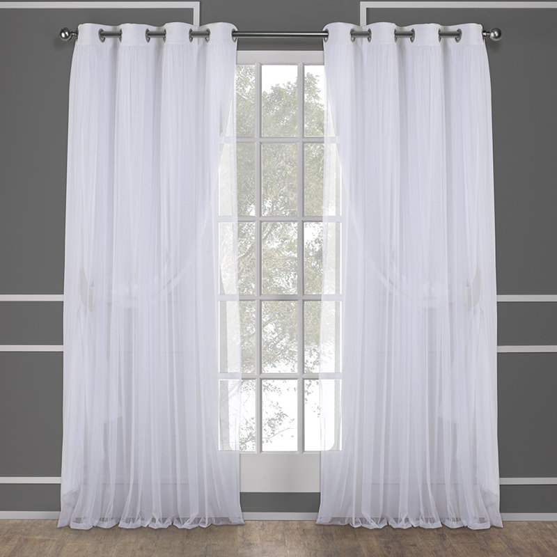 Nunley Room Darkening Curtain Pair, 52" W x 120" L, Winter