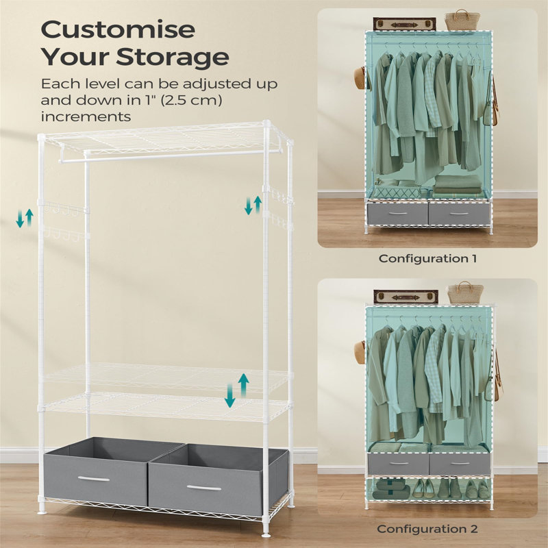 Extli 90cm Clothing Rack