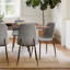 Ensemble de table de salle à manger extensible 9 pièces avec 8 chaises rembourrées, table rectangulaire avec rangement à feuilles-98154931