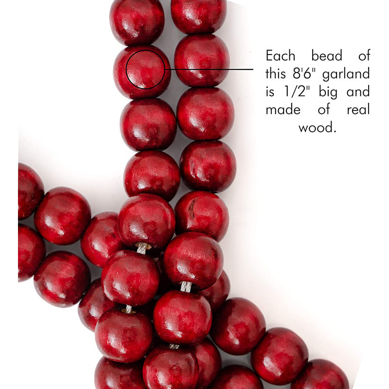 Wood 102'' Novelty Garland Garland