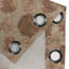 Red Barrel Studio Autumn Leaves Grommet Curtain Grunge Romantic Leafy 50" x 72" Dark Khaki Fawn-139646952