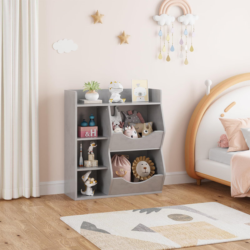 Bibliothèque pour enfants 3 niveaux, Gris