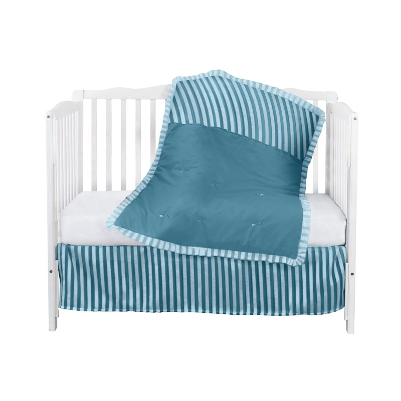 Ensemble de literie pour lit de bébé 3 pièces Balgobin, Turquoise