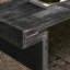 Table basse, conception rectangulaire en bois récupéré de qualité supérieure