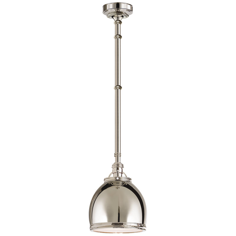 Chapman & Myers Sloane Single Pendant, Polished Nickel