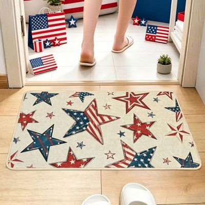 Jour de l'Indépendence Tapis de sol patriotique US