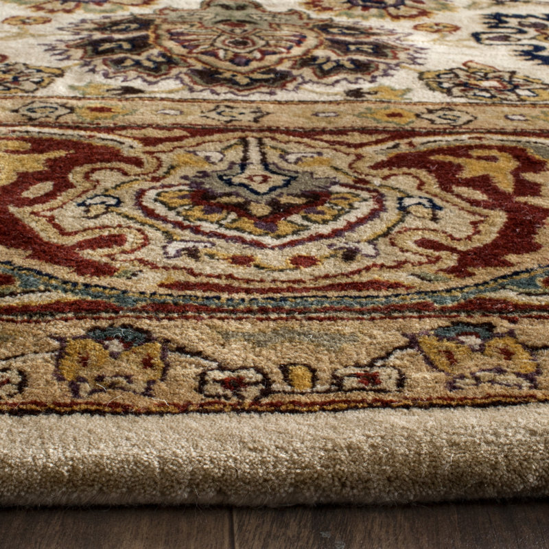 Tapis oriental en laine touffeté à la main Evie, Tapis de couloir 2 pi 6 po x 12 pi