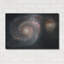  Art mural en métal «Whirlpool Galaxy 2» par la NASA-382590558