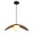 Herdon 1 - Light Matte Black/Gold Pendant