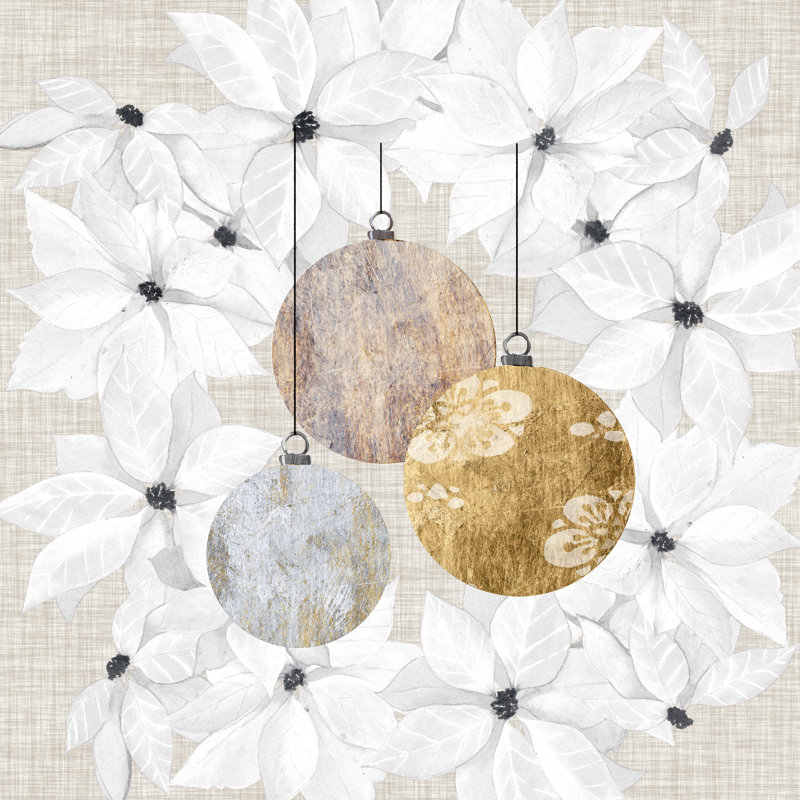 Soph sophistiqué «Christmas IV» par Grace Popp - impression sur toile tendue, H 20 po x l 20 po x P 1,25 po