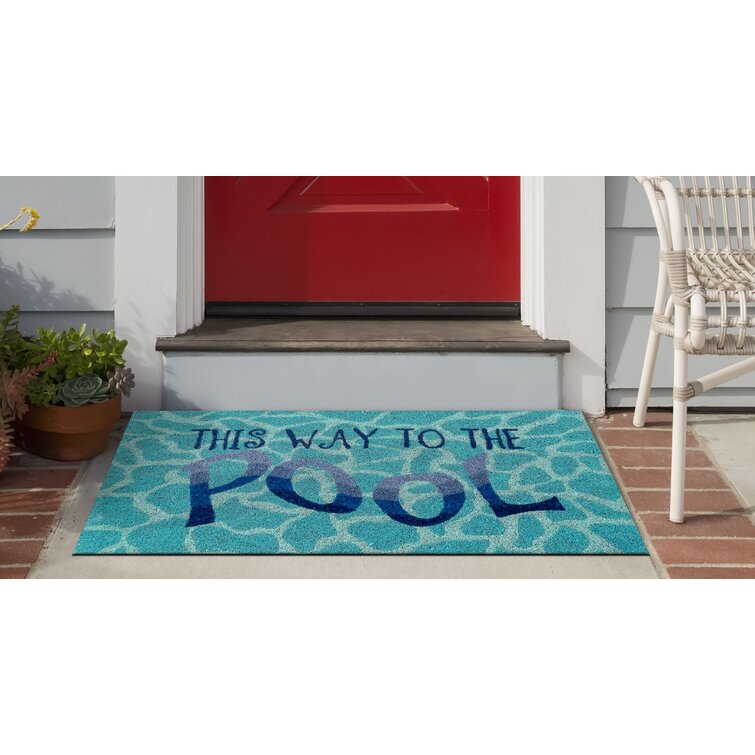 Dog Park Deluxe Waterhog Mat - Red