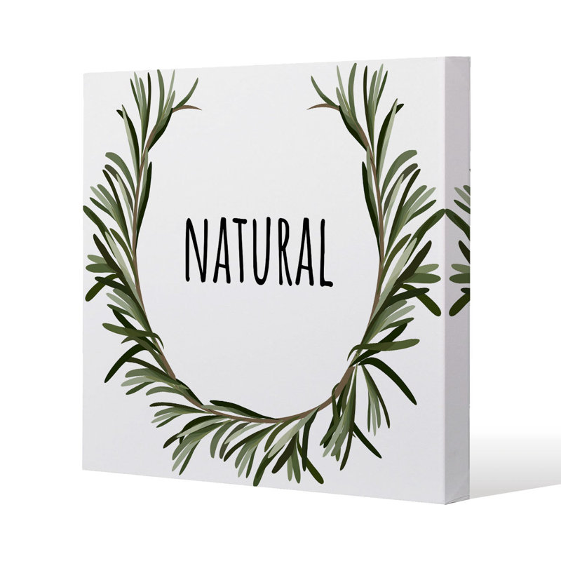 Natural Slim Style Canvas Print , 15mm Slim Real wood., 20 cm H x 20 cm W