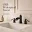 Robinet pour salle de bain à 3 trous et 2 poignées en bronze huilé SoftStream-55043220