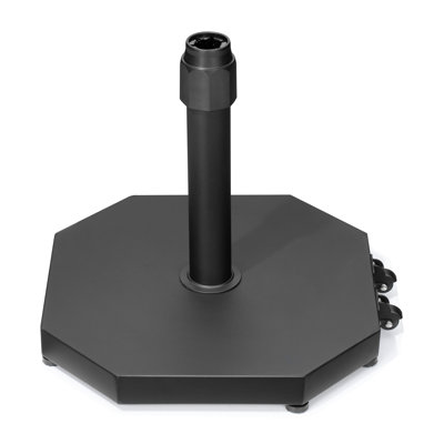 40 Lb. Cement Patio Market Umbrella Base with Wheels
