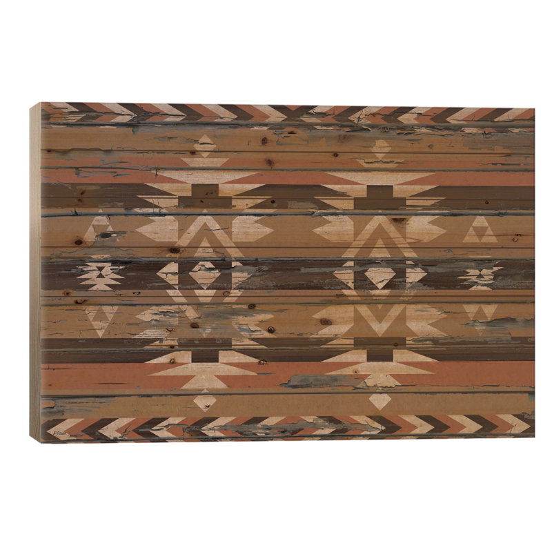 " Sands Tribal Pattern " by 5by5collective, 26" H x 40" W x 1.5" D