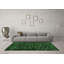Tapis contemporains vert émeraude lavable à la machine 1107-397377979