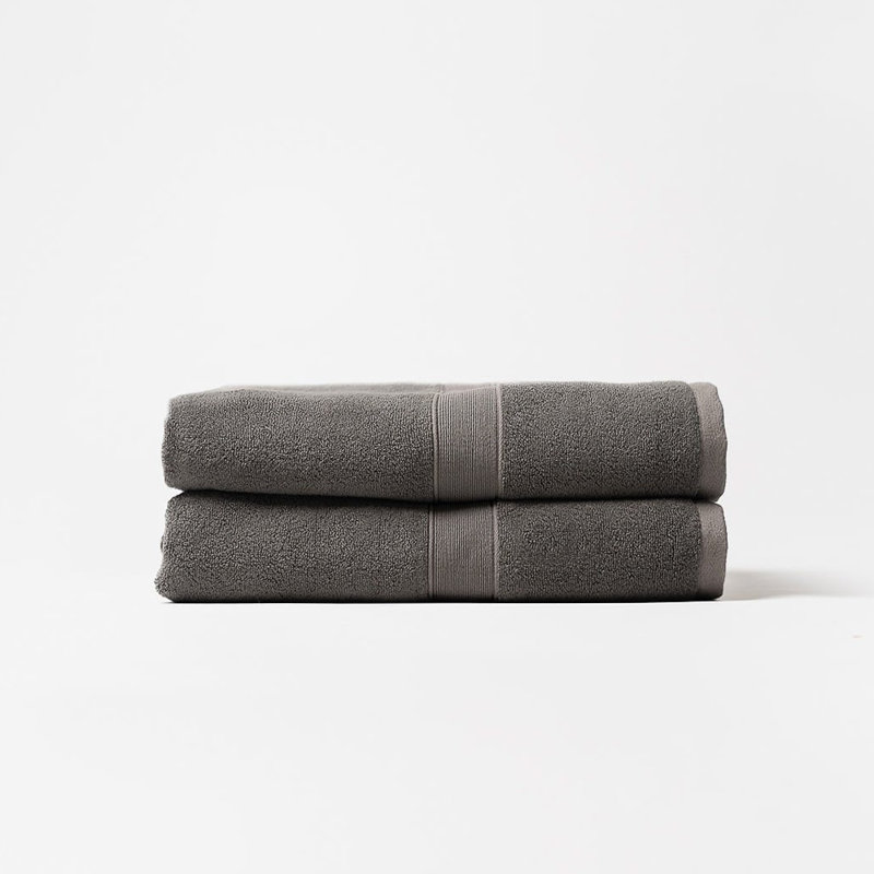 Luxe Bath Sheets, Dark Gray