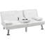 Canapé convertible en similicuir de 66 po avec porte-gobelet Janni-437376643-462683313