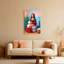 Tableau sur toile Mona Lisa sur les toilettes (lot de 1)-1100225552