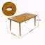 Table de salle à manger d'extérieur