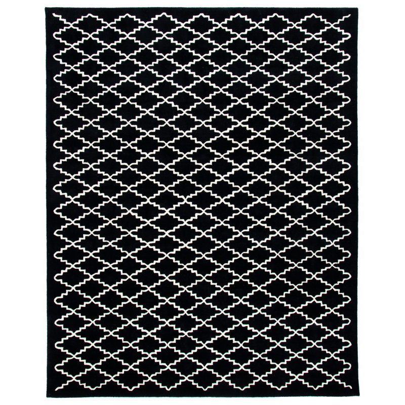 Carolene Hand Tufted Wool Geometric Rug, Rectangle 3' x 5'