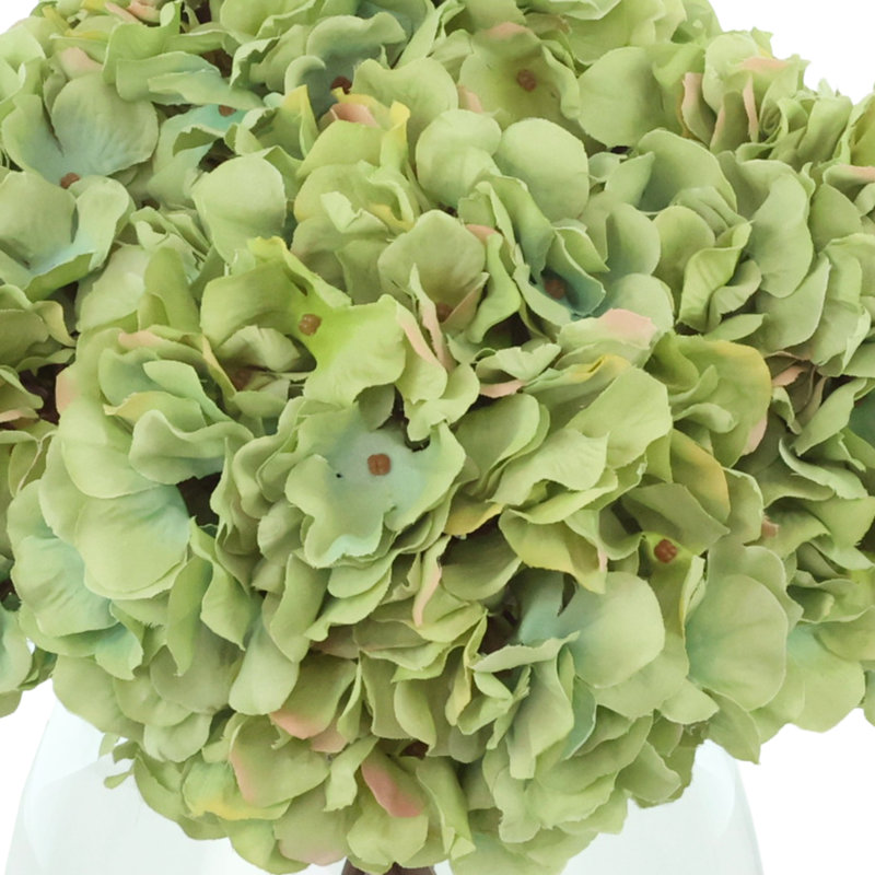 Hydrangea Bouquet In Vase, Green