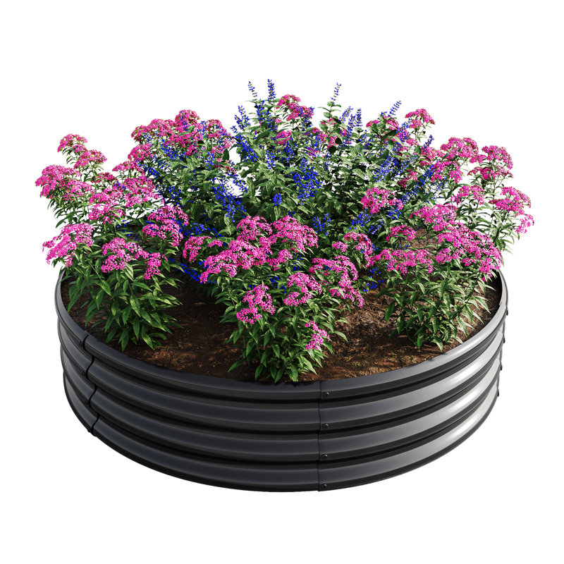 2Pcs W840116764 Metal Planter Box For Growing Carrot And Vegetables, Open Bottom Nutrient Uptake Galvanized Beans Root Drainage Protection