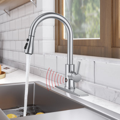 FURUISI Pull Down Touchless Kitchen Faucet