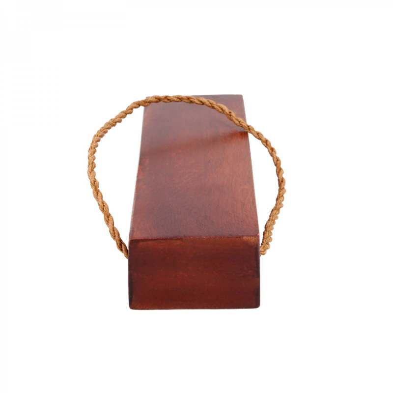Hanging Loop Wood Wedge Floor Stop