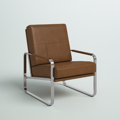 Abrham Faux Leather Armchair