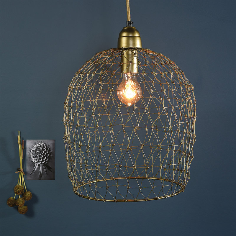 Luminaire suspendu en fil métallique Roy