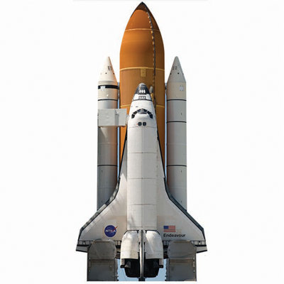Space Shuttle Endeavour Cardboard Standup