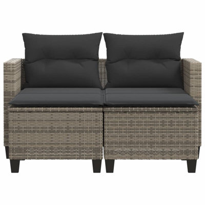 48'' Wide Rectangle Patio Sofa with Cushions