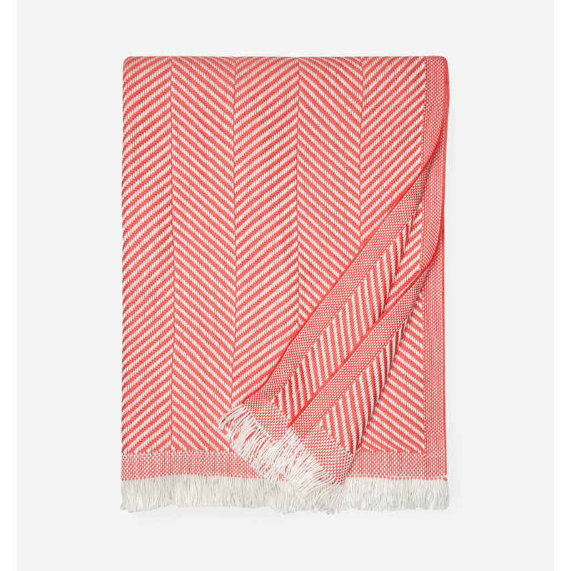 Costa Throw Blanket, Coral