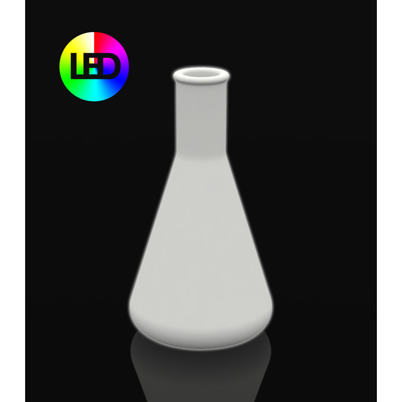 Vase de plancher en résine Chemistubes Ice, H 39,25 po x l 21,75 po x P 21,75 po