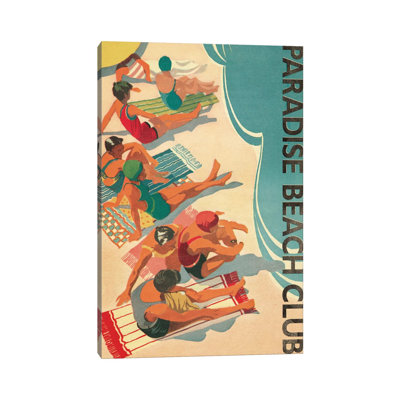 Paradise Beach Club - Print on Canvas
