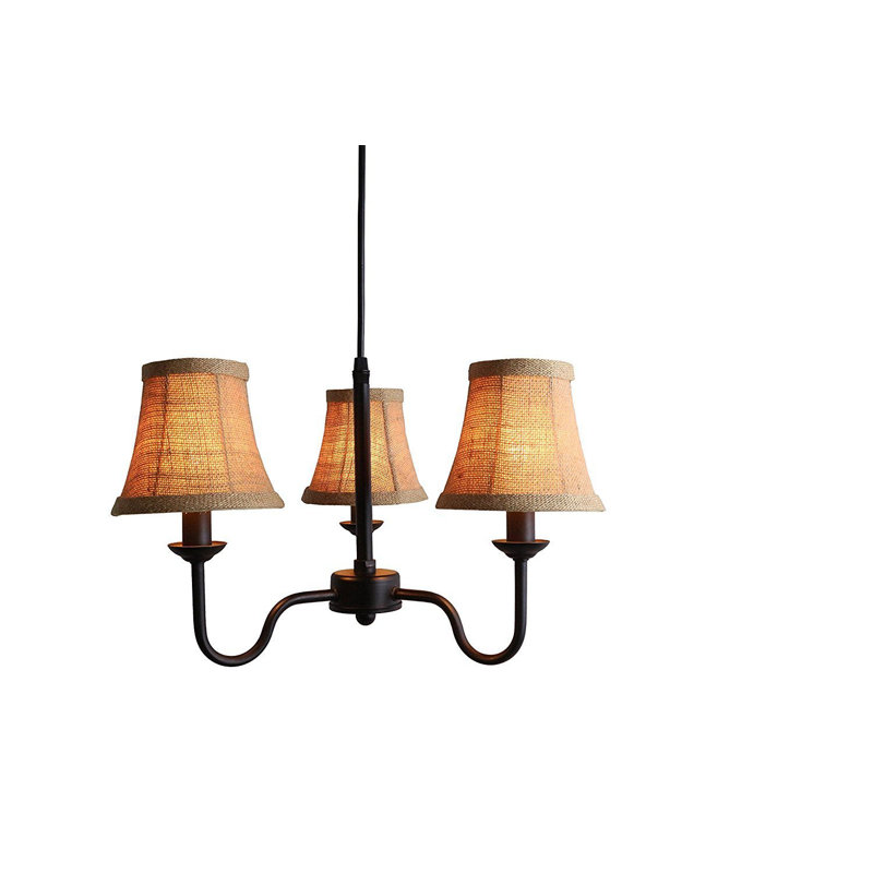 Lustre classique/traditionnel ombré 3 lumières Zendaya, Noir