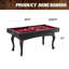 Barrington 66" Charleston Billiard Table With Ball And Cue Stick Set
